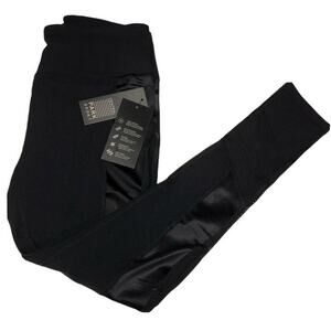 Central Park Sport Leggings Women's Black NWT